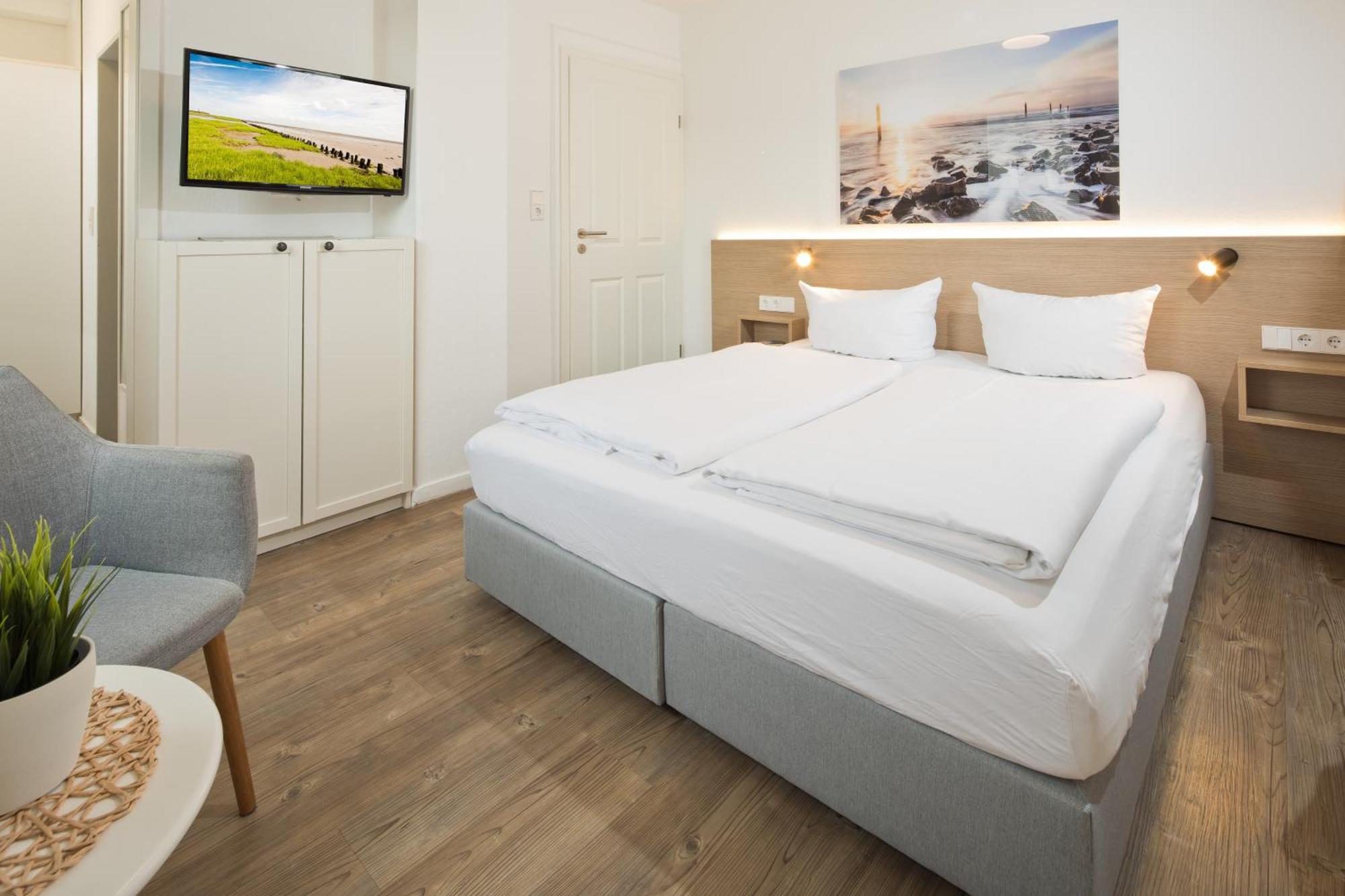 Haus Menno Janssen - Doppelzimmer Norderney Exteriér fotografie